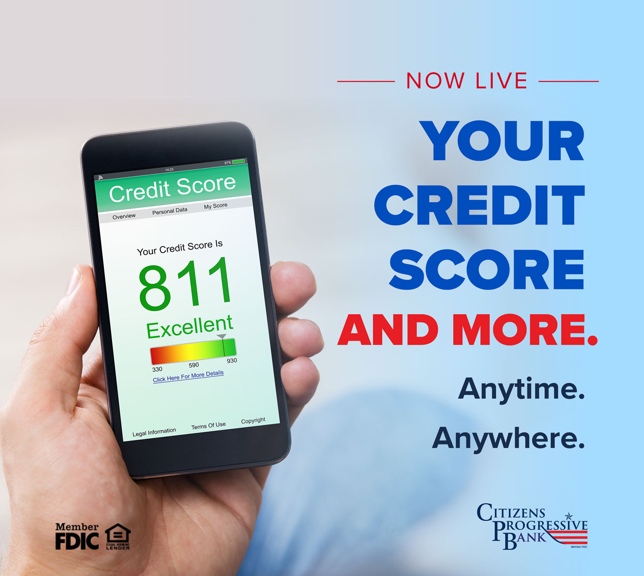 Now live - your credit score and more.